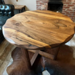 Walnut Finish Dining Table