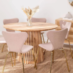 Noziya Wooden Round Dining Table