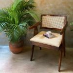 Rattan Chair with Armrest