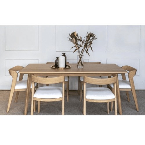 6 Seater Dining Table with 6 Chairs