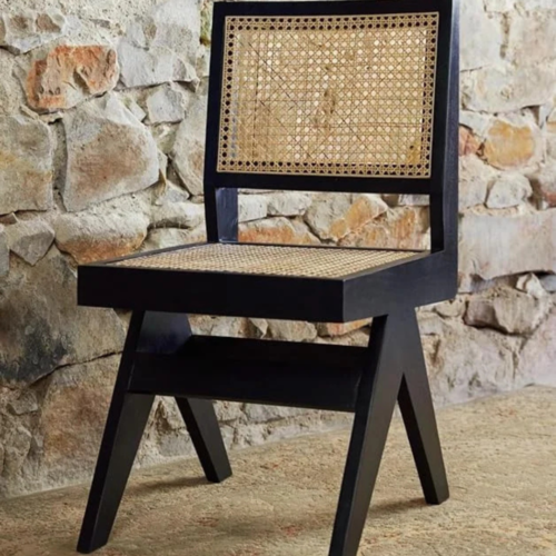 Noziya Solid Sheesham Wooden Armless Kangaroo Chair for Living Room, Hotel & Home