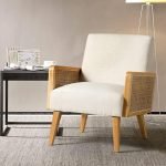 Rattan Chair With Arm in Natural Finish