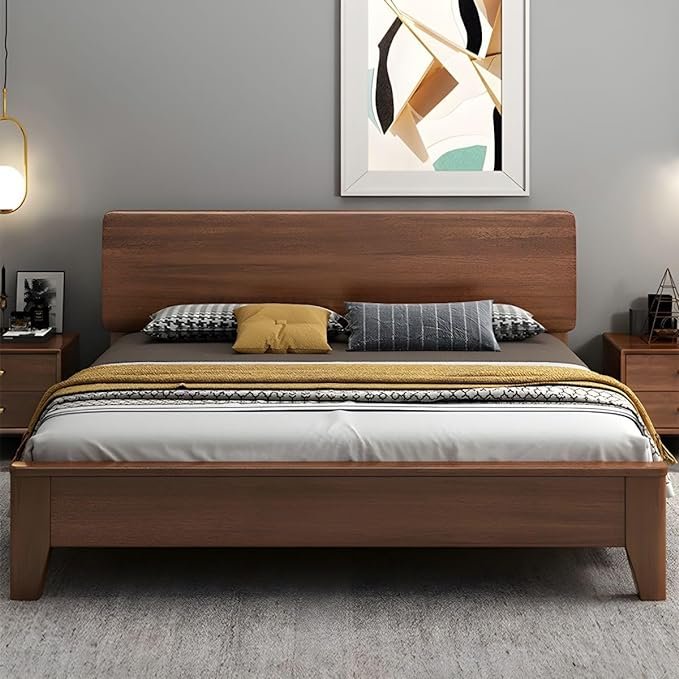 Modern King Size Bed with Storge for Bedroom