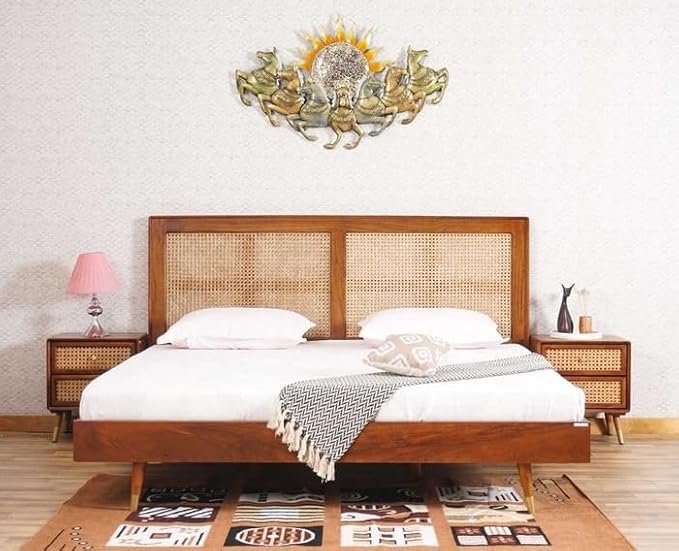 Rattan king size Bed