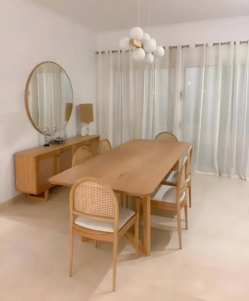 Wooden 6 Seater Dining Table