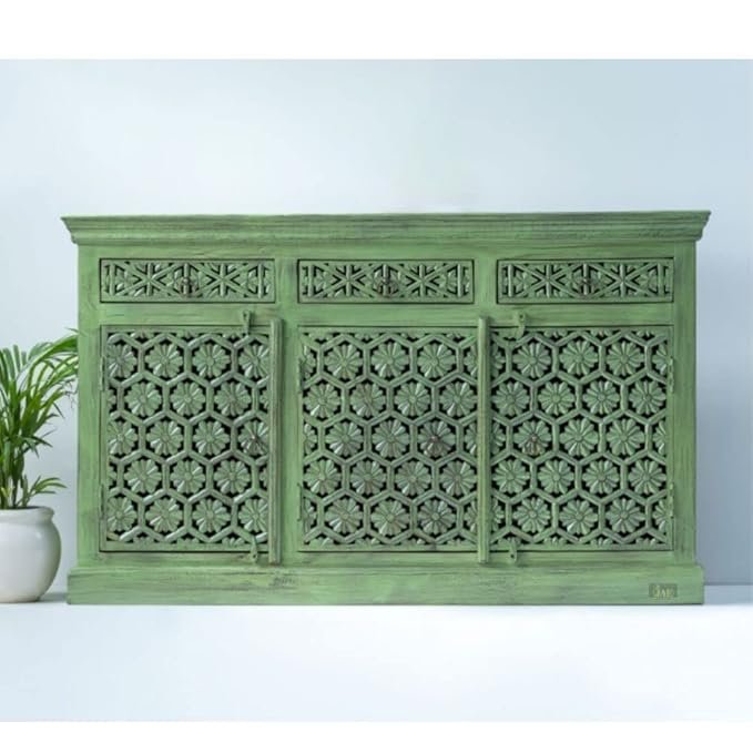 Handcarved Storage Cabinet