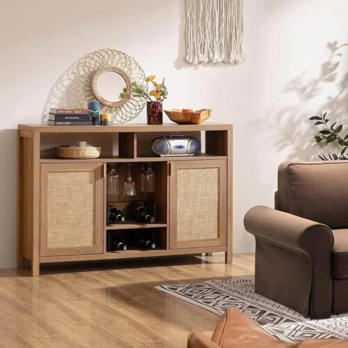 Rattan Bar Cabinet