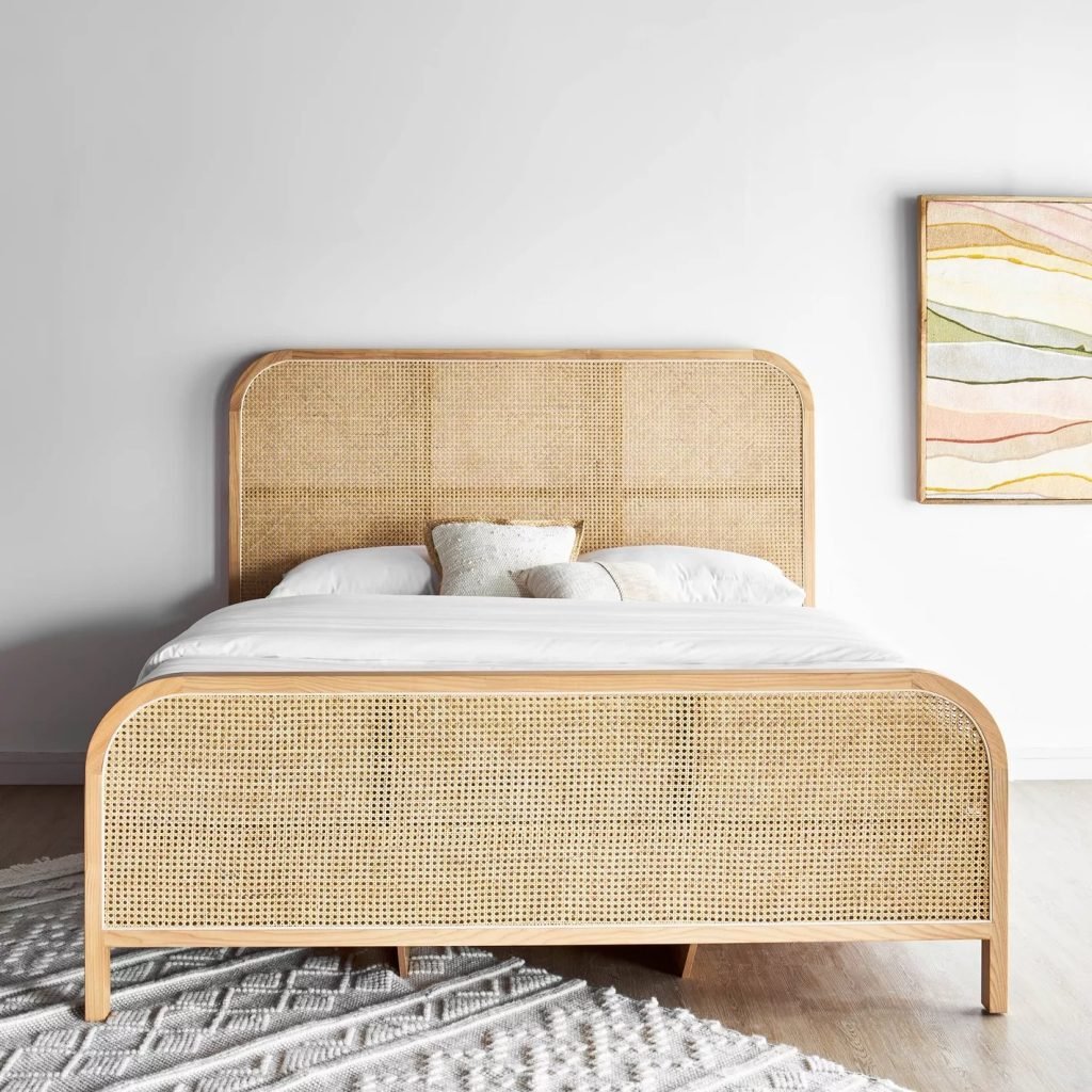 Rattan King Size Bed