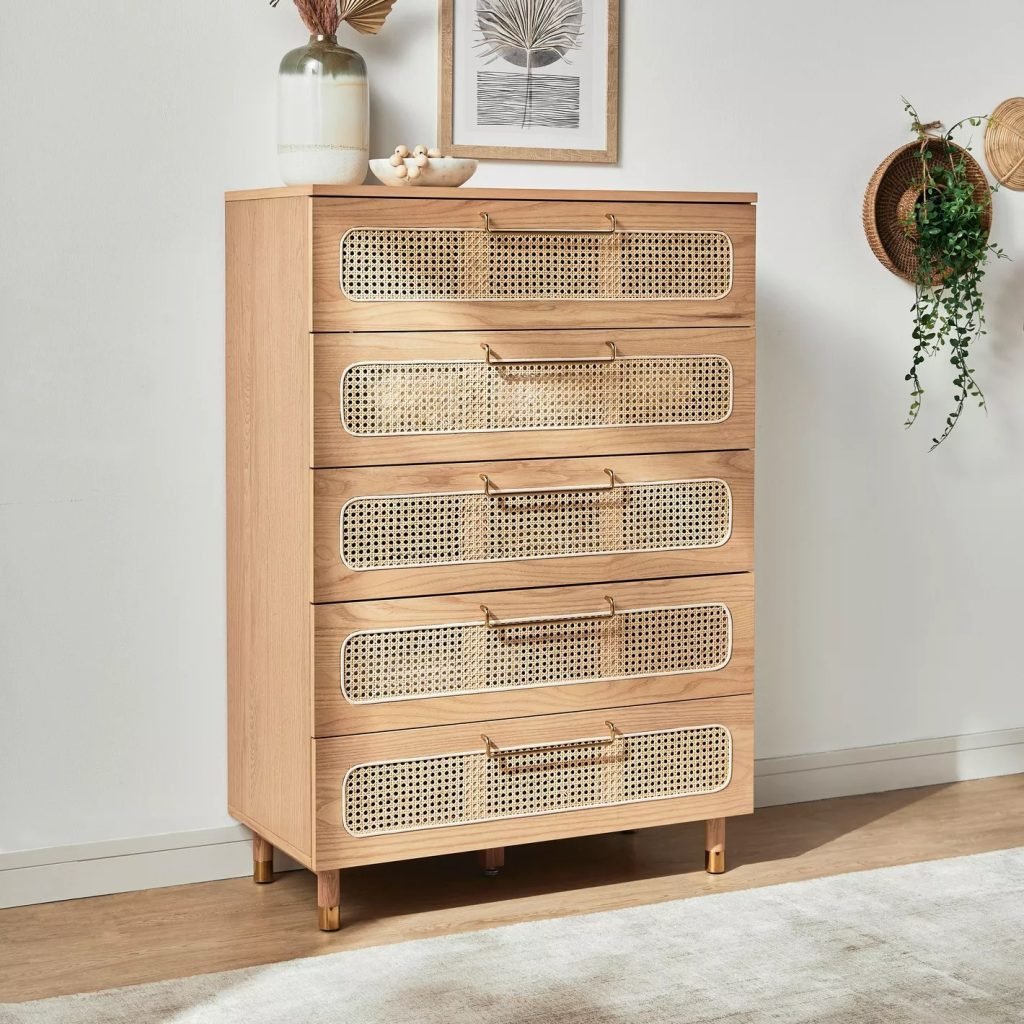 Rattan Chest Of Drawers