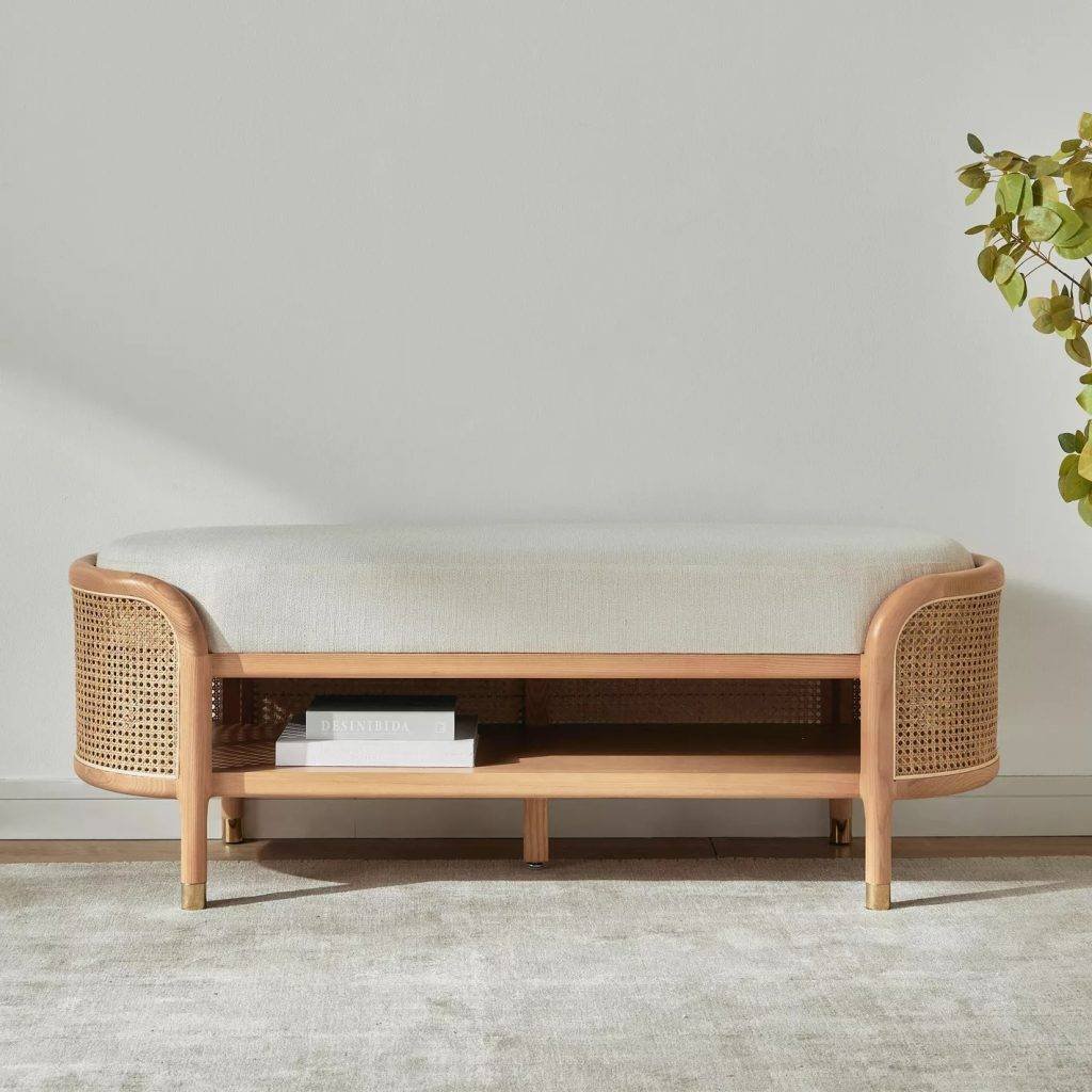Mango Wooden Storage Bench