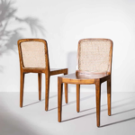 Noziya Furniture Solid Wooden Accent Chair for Living Room, Hotel
