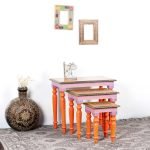 Hand-Painted Wooden Tables