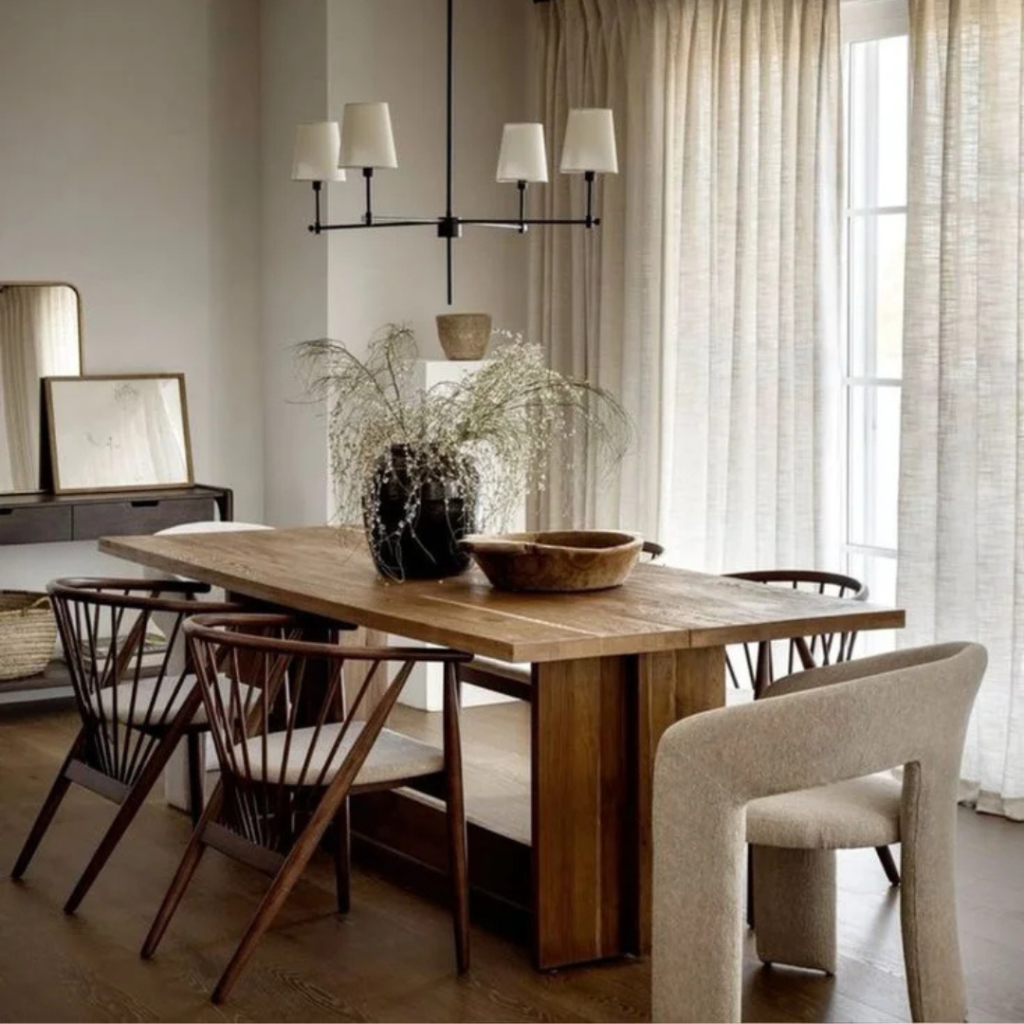 Mango Wood 4-Seater Dining Table