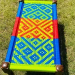 Noziya Furniture Vintage Sheesham Wood Charpai – 48x17x16 Handmade Cot