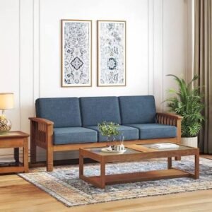 Wooden Sofa Design for Small Living Room